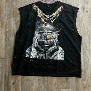 Black Graphic Short Sleeve Tee